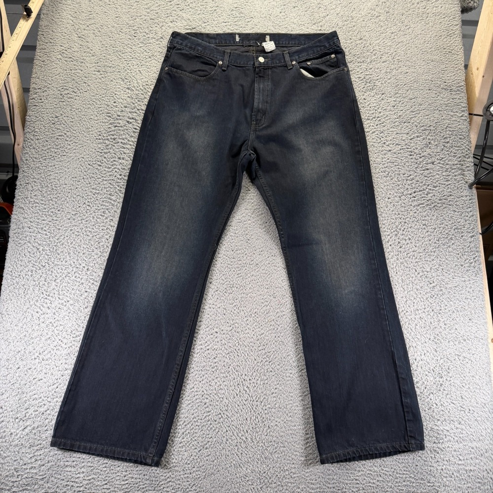 Vintage Harley-Davidson Jeans Mens 40x34‎ Black Cotton Denim Straight Workwear